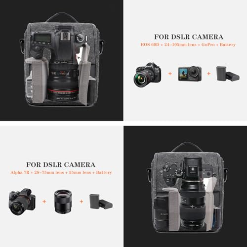 Besnfoto Camera Bag Small DSLR Shoulder Bag Waterproof Crossbody W879210