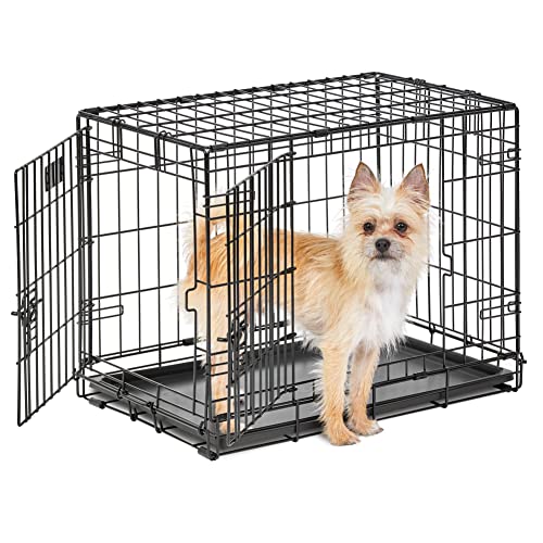 MidWest Homes for Pets Double Door 36-Inch Folding Dog Crate Y75670