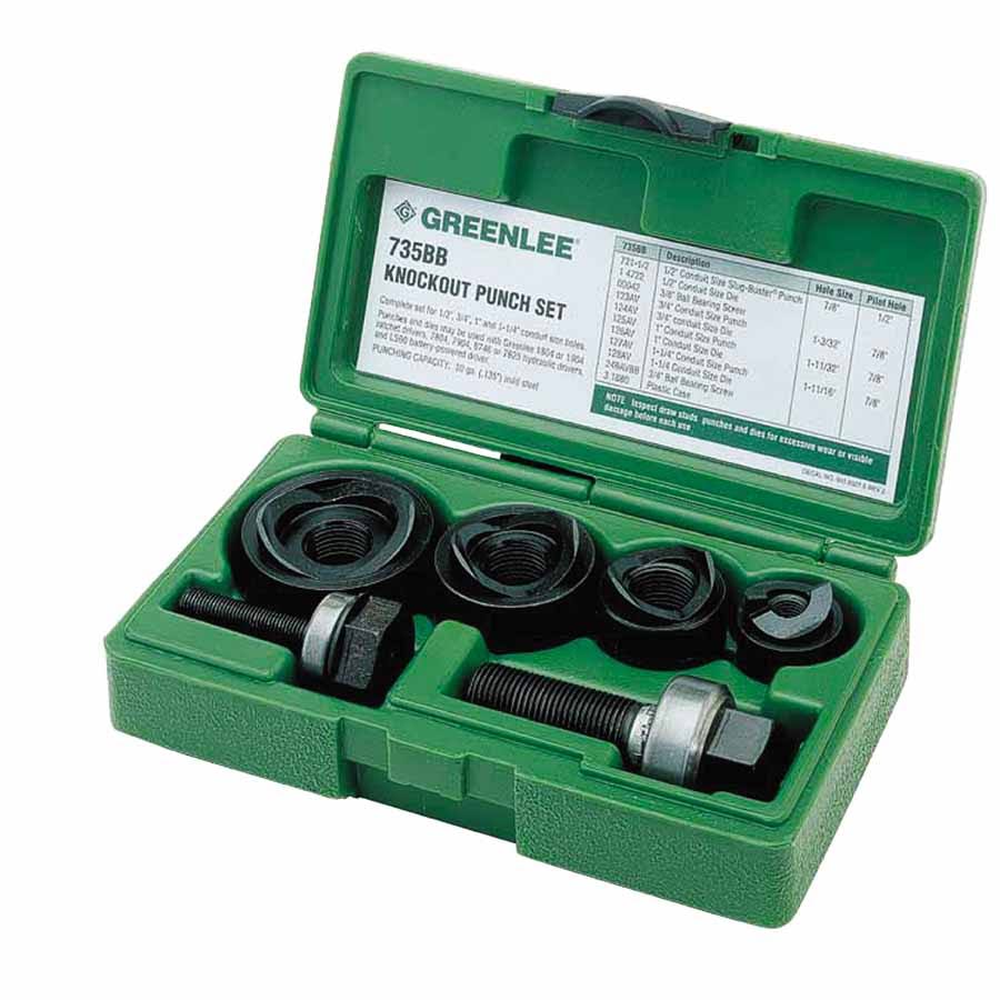 Greenlee 735BB Round Knockout Punch Kit T5971