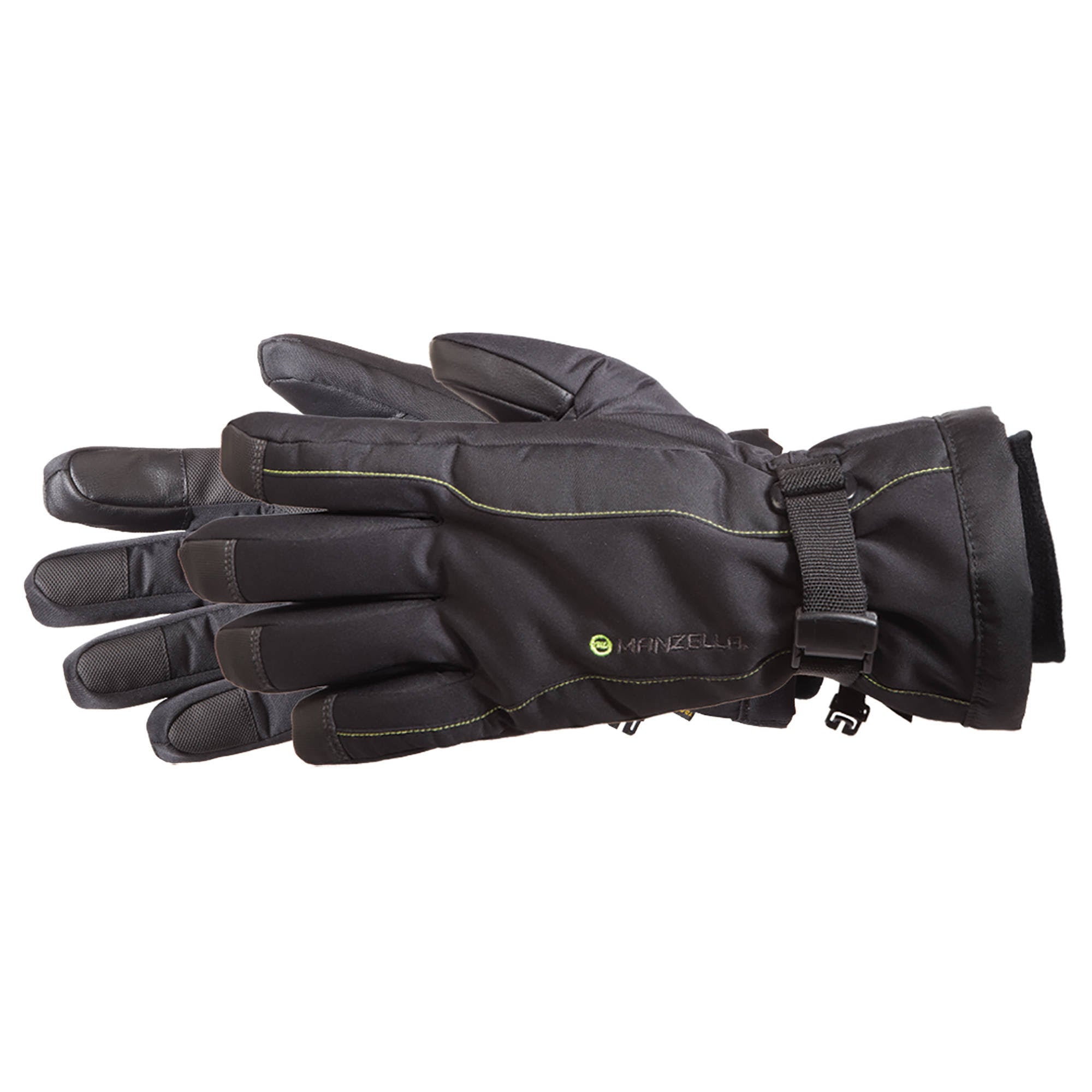 Manzella Men&s Fahrenheit 5 TouchTip Outdoor Gloves - Black - Megean