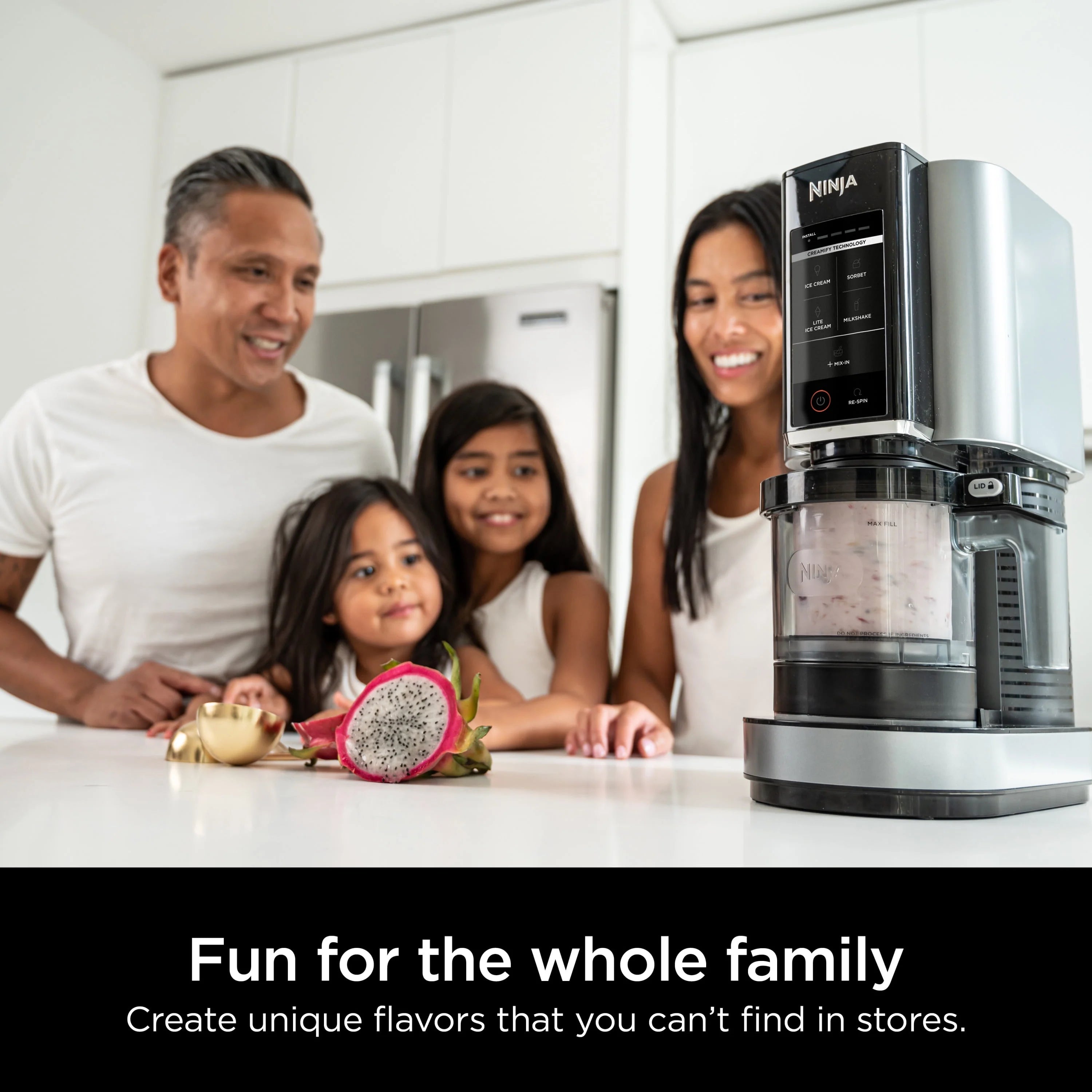 Ninja CREAMi Ice Cream Maker, 5 One-Touch Programs, 16oz Pints with Lids L538861