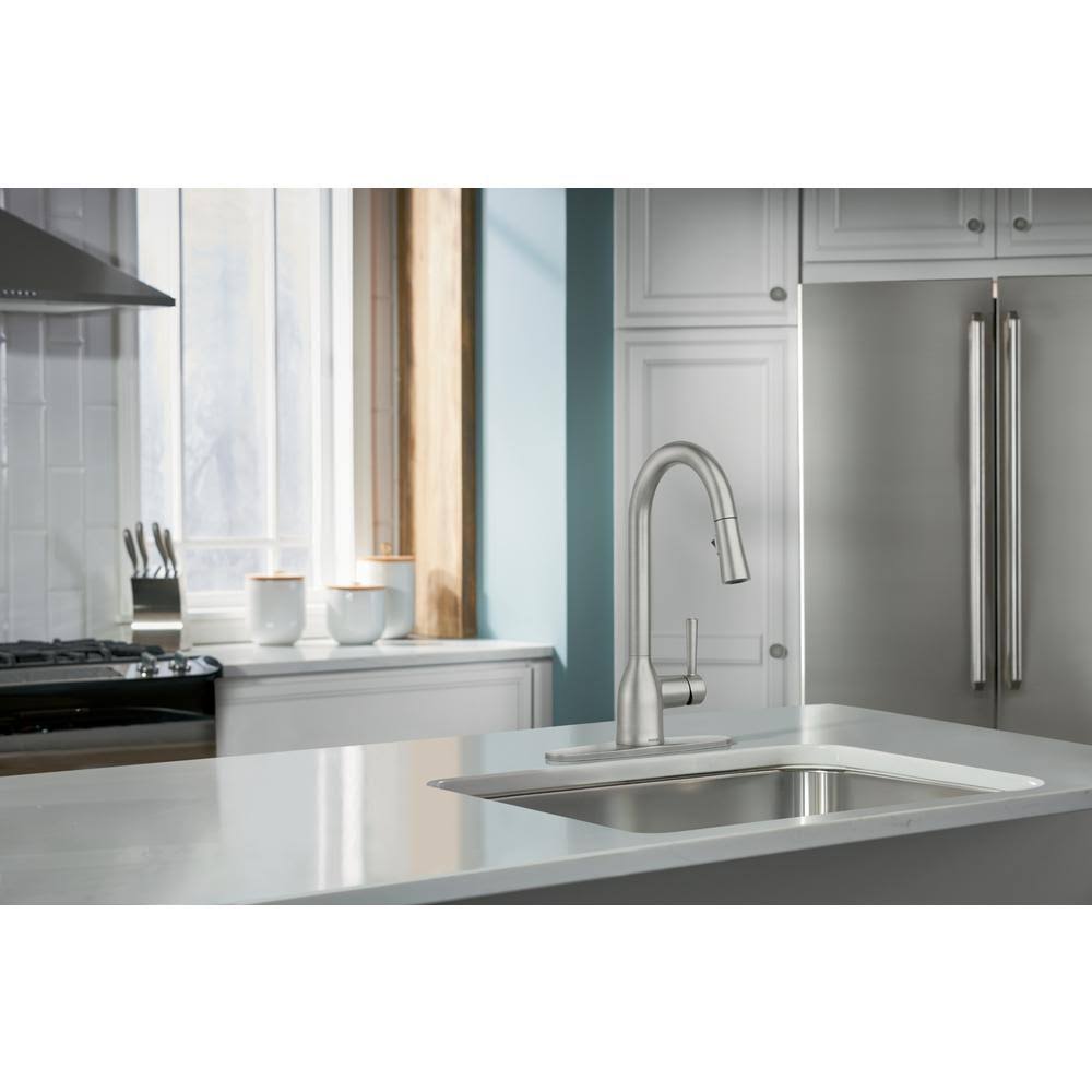Moen Adler Pull Down Kitchen Faucet, Spot Resist Stainless S599068