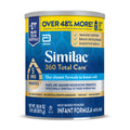 Similac 360 Total Care Baby Formula Powder, Has 5 HMO Prebiotics, 30.8-oz Value Can