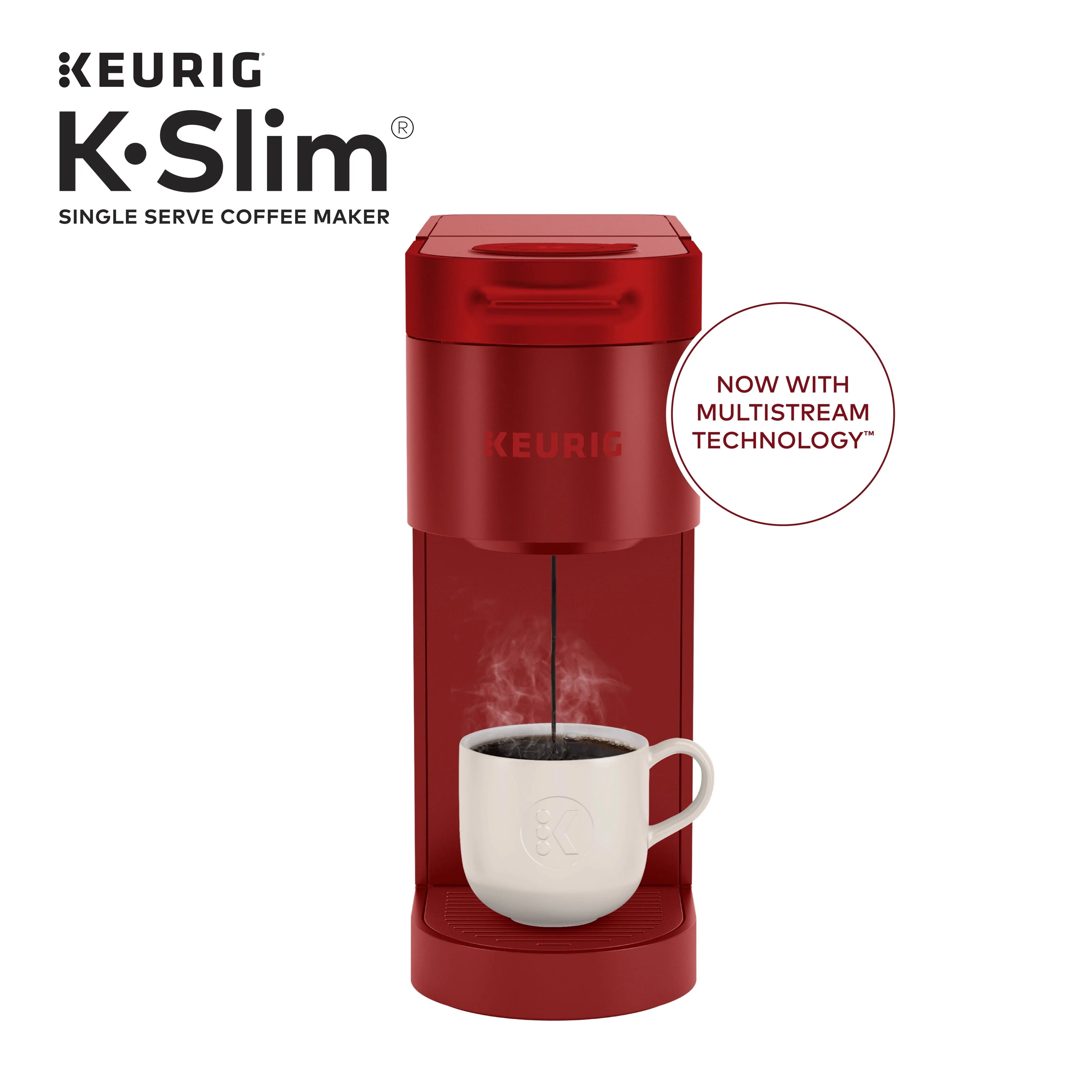 Keurig K-Slim Black Single-Serve K-Cup Pod Coffee Maker J75820