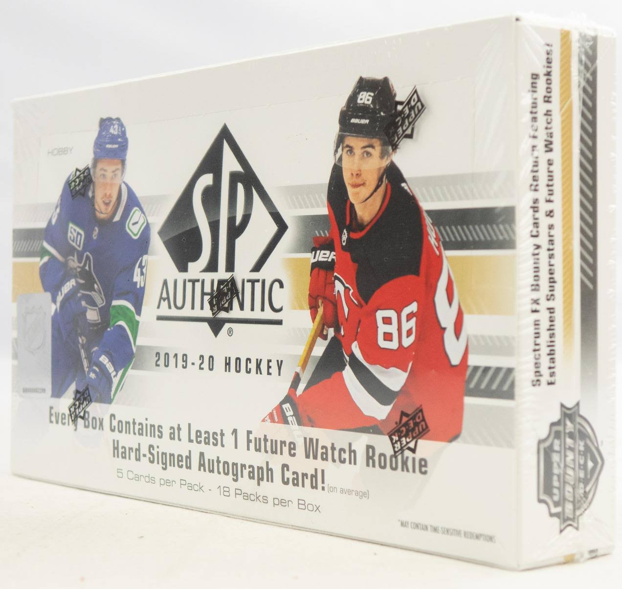 2019-20 Upper Deck SP Authentic Hockey Hobby Box T905