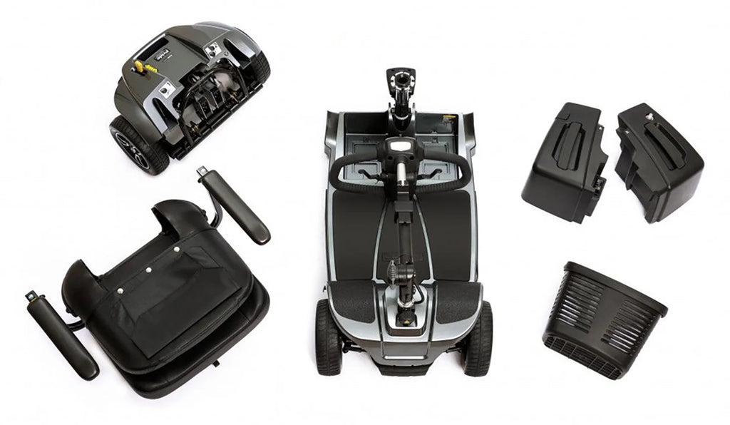 Pride Mobility Revo 2.0 4-Wheel Scooter - Blue N163