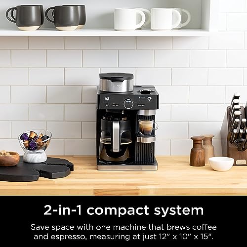 Ninja Espresso & Coffee Maker & Barista System, Black, CFN601 O20366