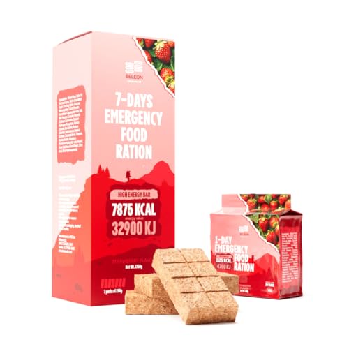 Emergency Food Supply 7-Day Chocolate Biscuit Bars Survival Kit A231664