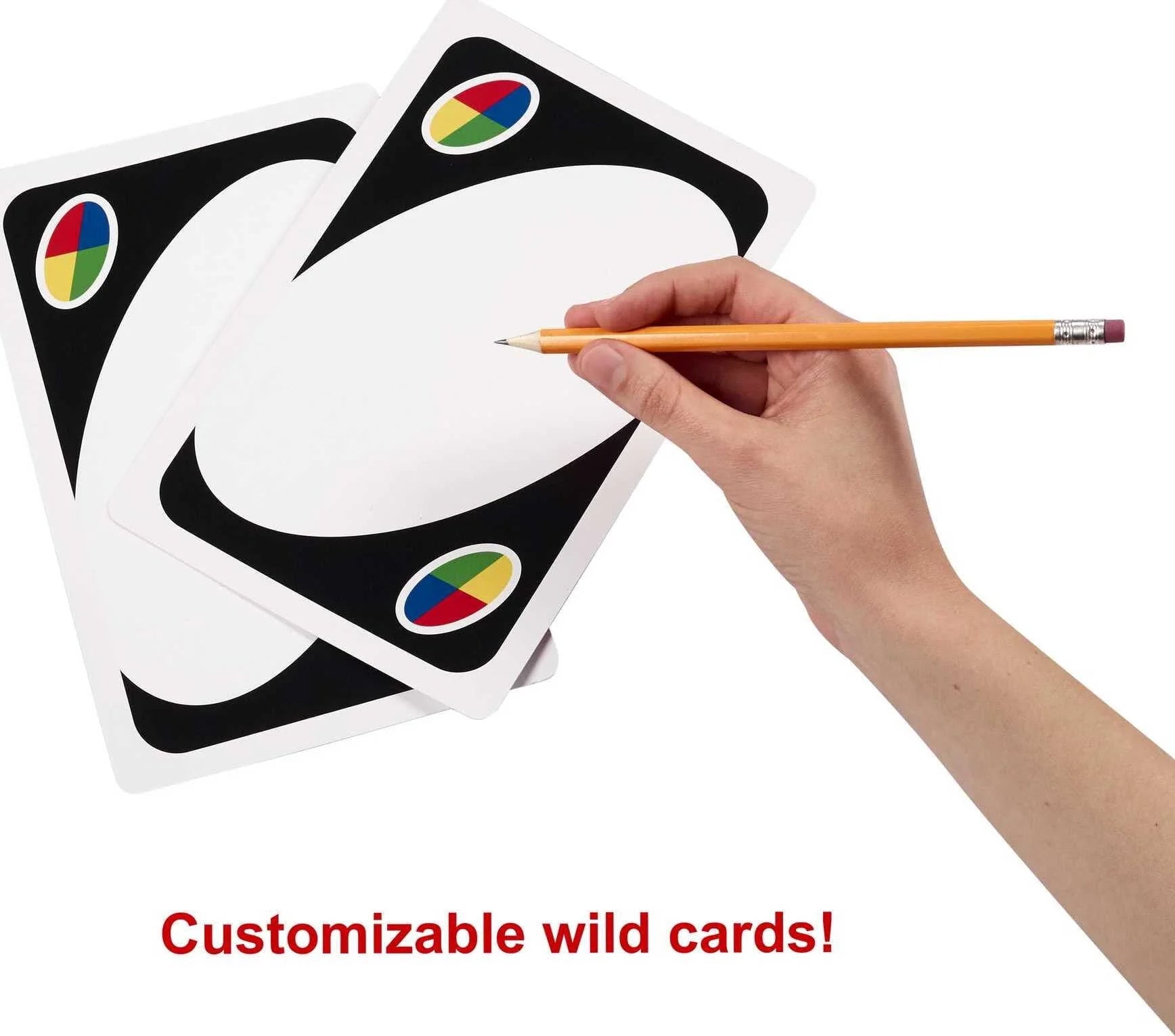 Giant UNO Card Game with 108 Oversized Cards for Family Night K406