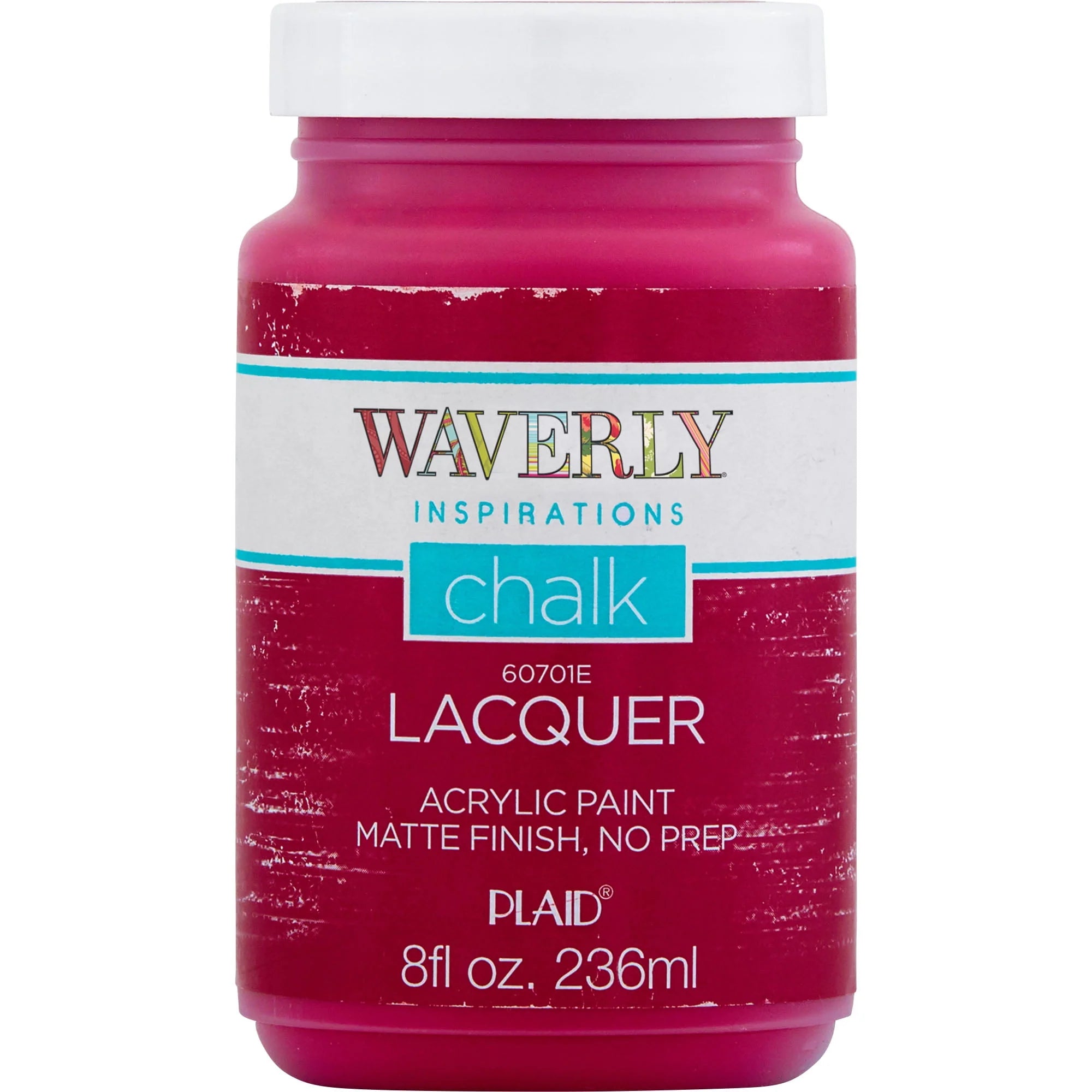 Waverly Inspirations Chalk Paint, Ultra Matte, White, 8 fl oz N9170