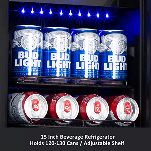 Electric Humidor Cabinet 35L with Digital LED Screen and Humidity Control C6096