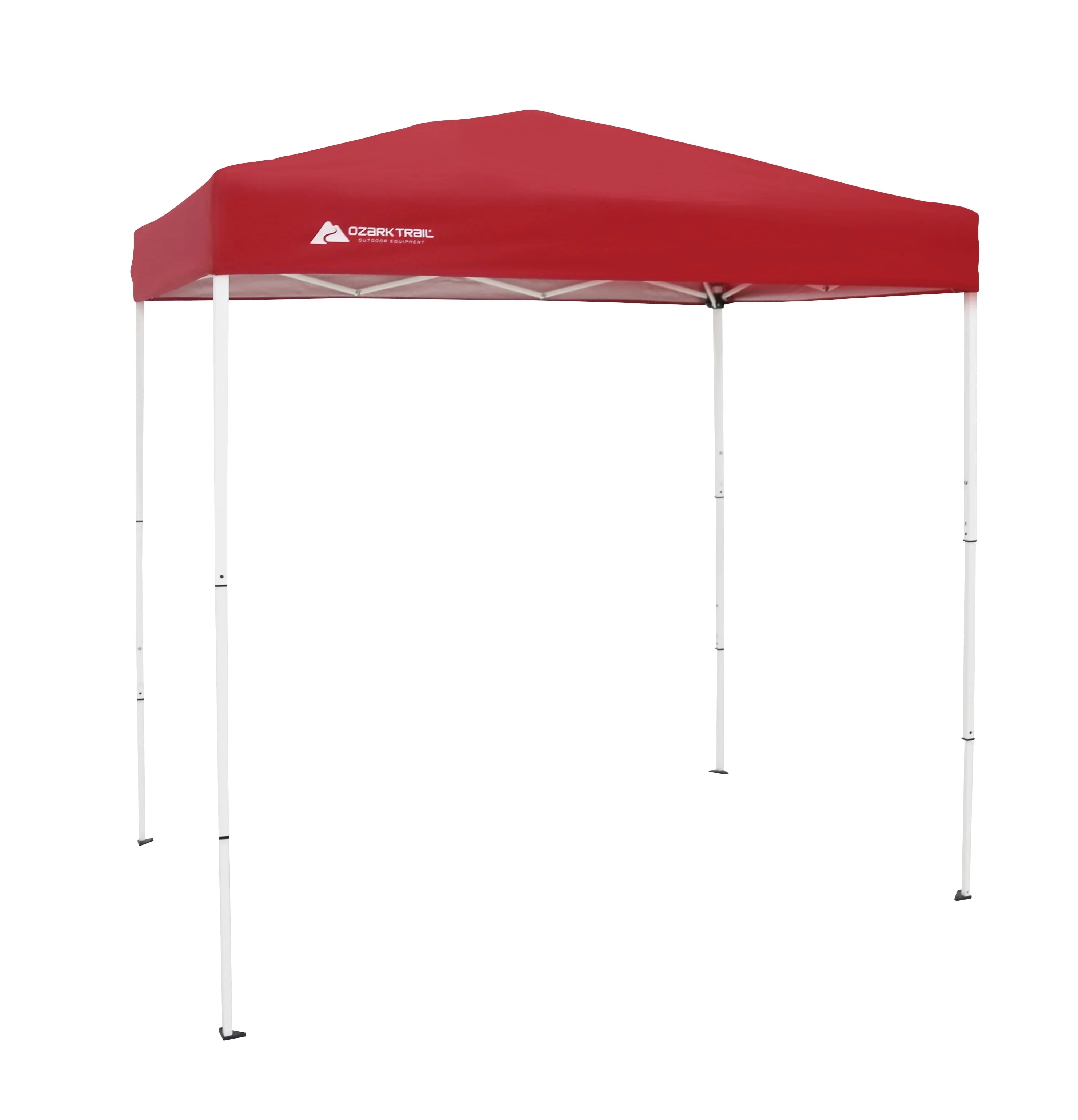 Ozark Trail 4' x 6' Instant Canopy Outdoor Shade Shelter, Brilliant Red H186475