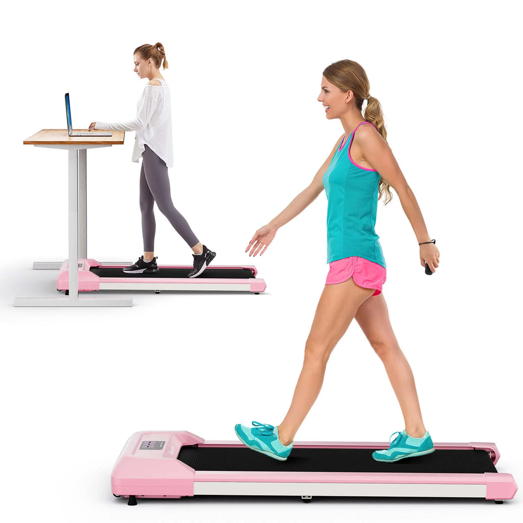 SuperFit Walking Pad Under Desk Treadmill with Remote Control, Black G33180