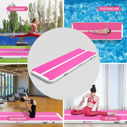 AKSPORT Gymnastics Air Mat Tumble Track with Air Pump A7907
