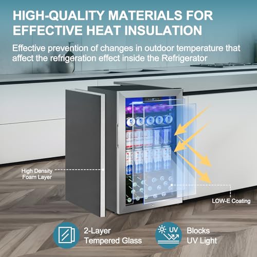 Electric Humidor Cabinet 35L with Digital LED Screen and Humidity Control C6096