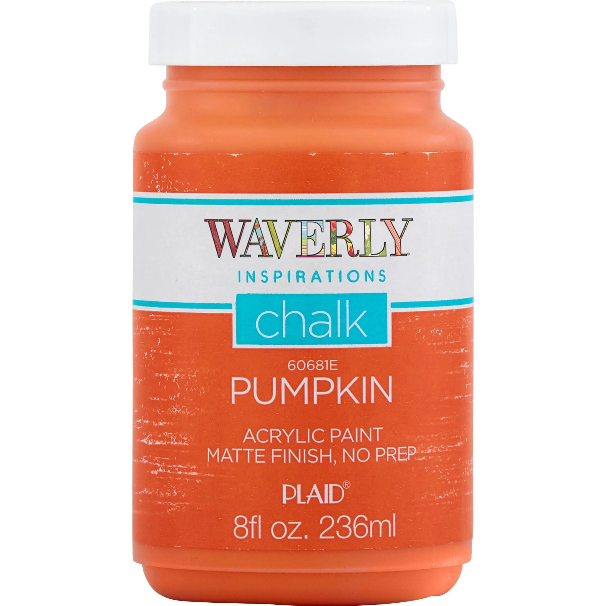 Waverly Inspirations Chalk Paint, Ultra Matte, White, 8 fl oz N9170