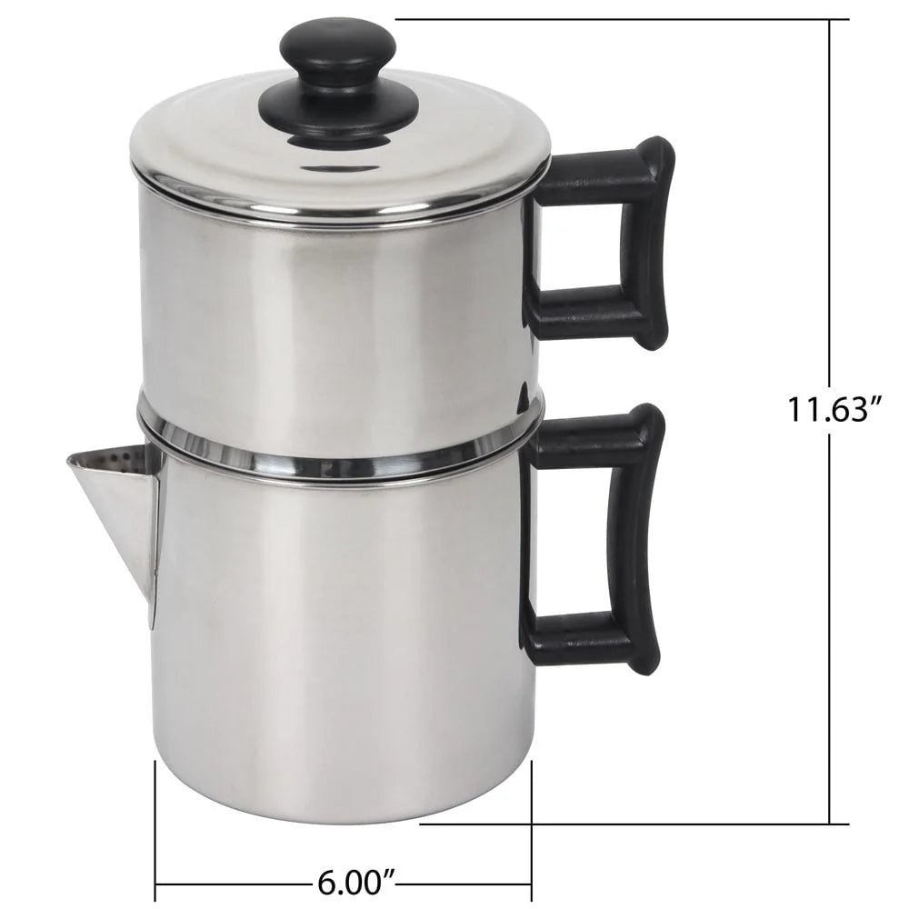 Lindy's 10-Cup Stainless Steel Drip Coffee Maker X26559