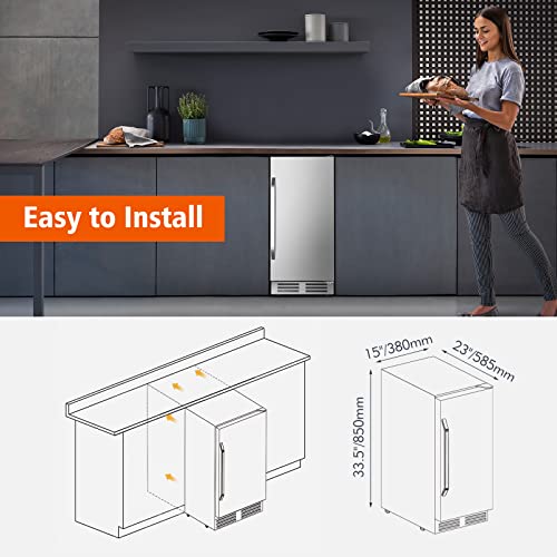 Electric Humidor Cabinet 35L with Digital LED Screen and Humidity Control C6096