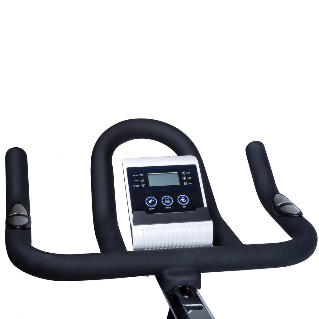 EFITMENT Indoor Cycle Bike with 40 lb Flywheel and LCD Monitor W63252