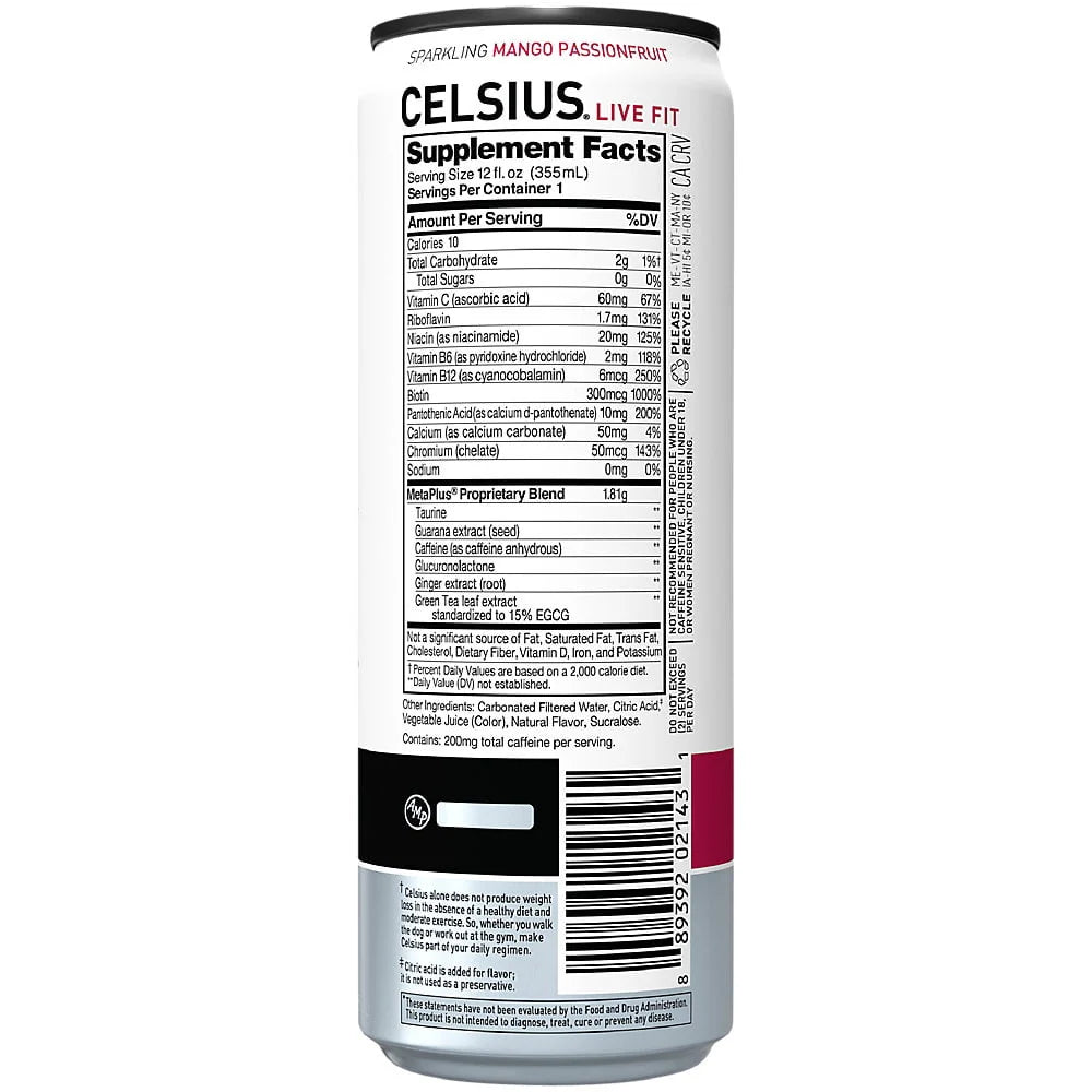 CELSIUS Sparkling Space Variety Pack, Functional Energy Drink, 12 fl oz, 12-Pack T823