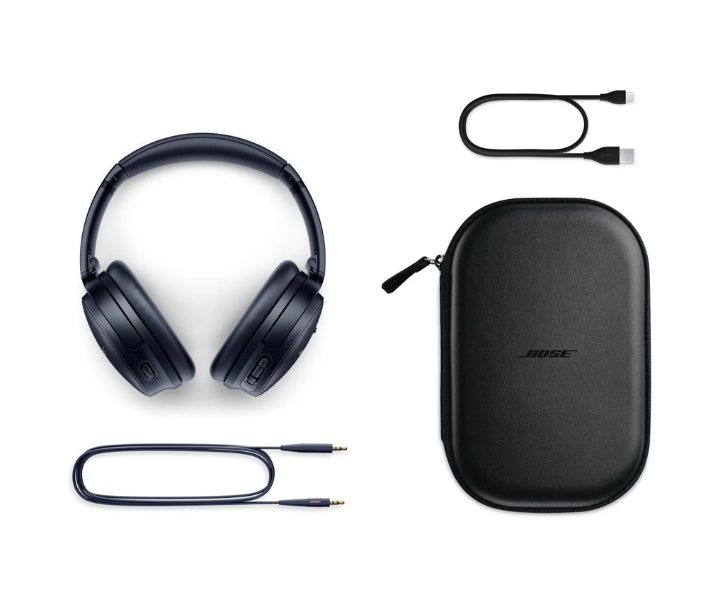 Bose QuietComfort 45 Wireless Noise Cancelling Over-Ear Headphones, Black C371203