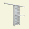 ClosetMaid Impressions Basic 60 in. W - 120 in. W White Wood Closet System