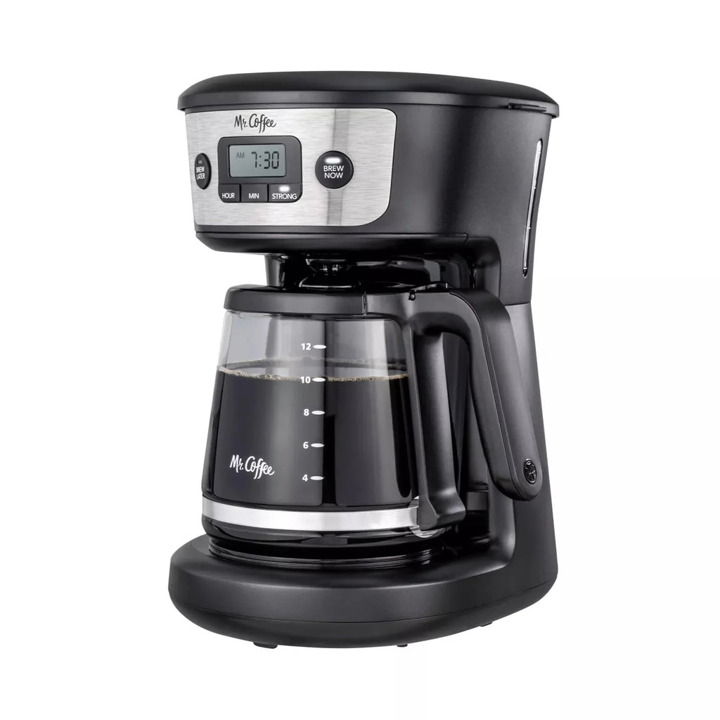 Mr. Coffee 12-Cup Coffee Maker with Strong Brew Selector and Reusable Filter K4246