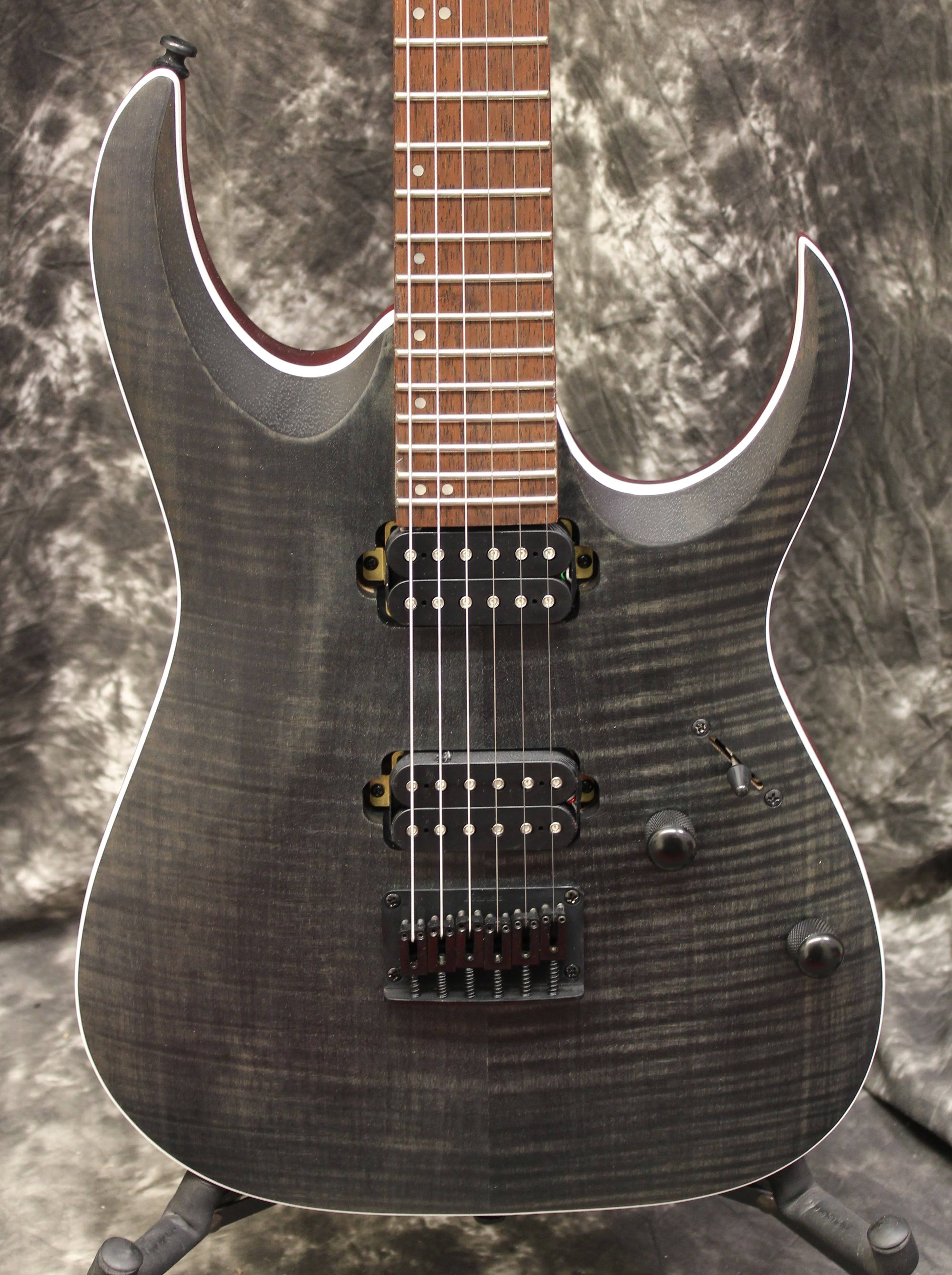 Ibanez RGA42FM Electric Guitar Transparent Gray Flat Z376
