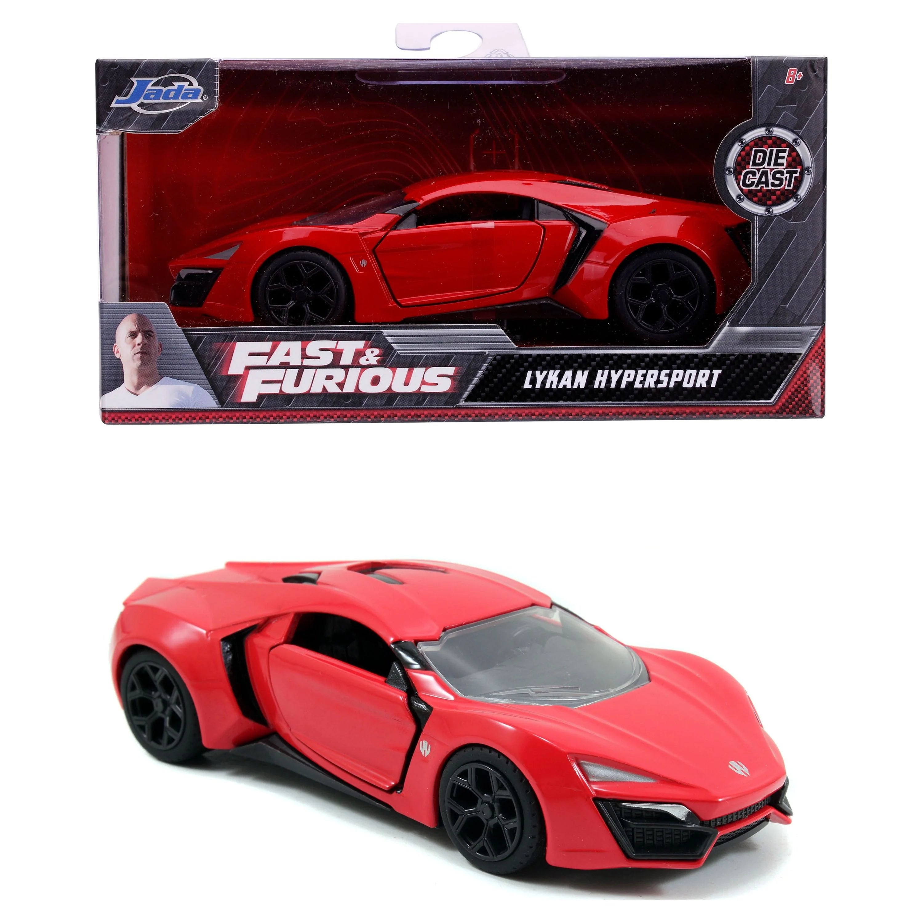 Fast & Furious 1:32 Die-Cast Cars Assortment, Multi-color Z103