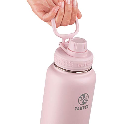Takeya Actives Water Bottle with Spout Lid, 18 oz, Midnight Blue W579