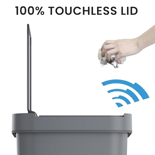 iTouchless 13 Gallon Sensor Trash Can 2.0 Stainless Steel W51921