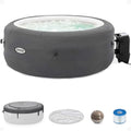 INTEX SimpleSpa Inflatable Hot Tub, 6 Person Jet Massage Spa with Pump and Cover S2086