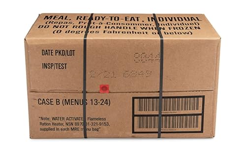 Wornick MRE Meals Ready to Eat 12 Pack Emergency Food Supply Y697