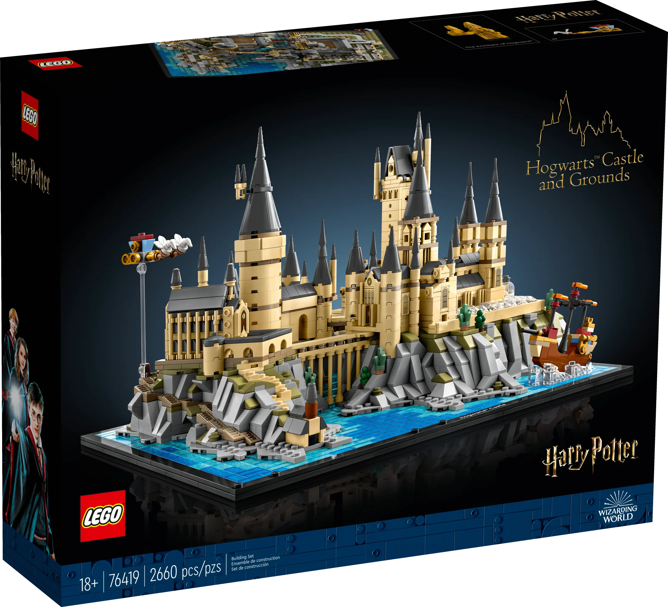 LEGO Harry Potter Hogwarts Castle and Grounds 76419 Building Set for Adults Z806403
