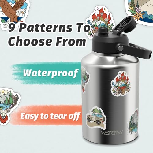 128oz Insulated Stainless Steel Water Bottle with Handle, Black W803