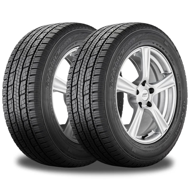 Set of 4 General Grabber HTS60 HTS-60 All Season Highway 265/50R20 107T Truck/SUV Tires 4505050000 / 265/50/20 / 2655020 Fits: 2014-15 Jeep Grand Cherokee Summit. 2019-20 Jeep Grand Cherokee Limited X