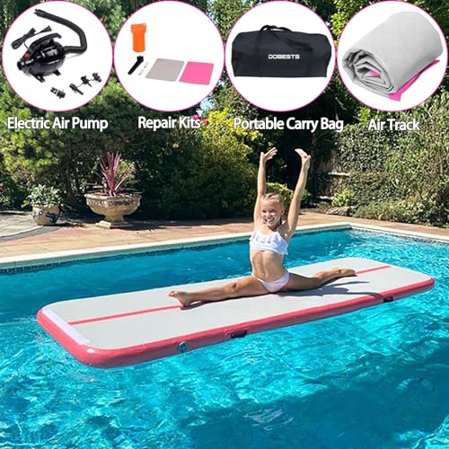 DOBESTS Inflatable Gymnastics Tumbling Mat with Pump G20525