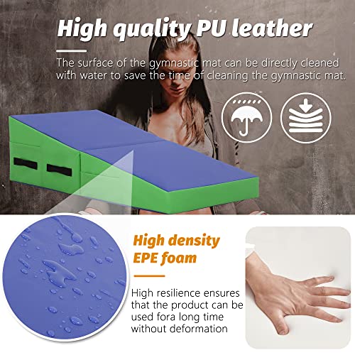 BestMassage Gymnastics Mat Folding Tumbling Mat with Handle G7001