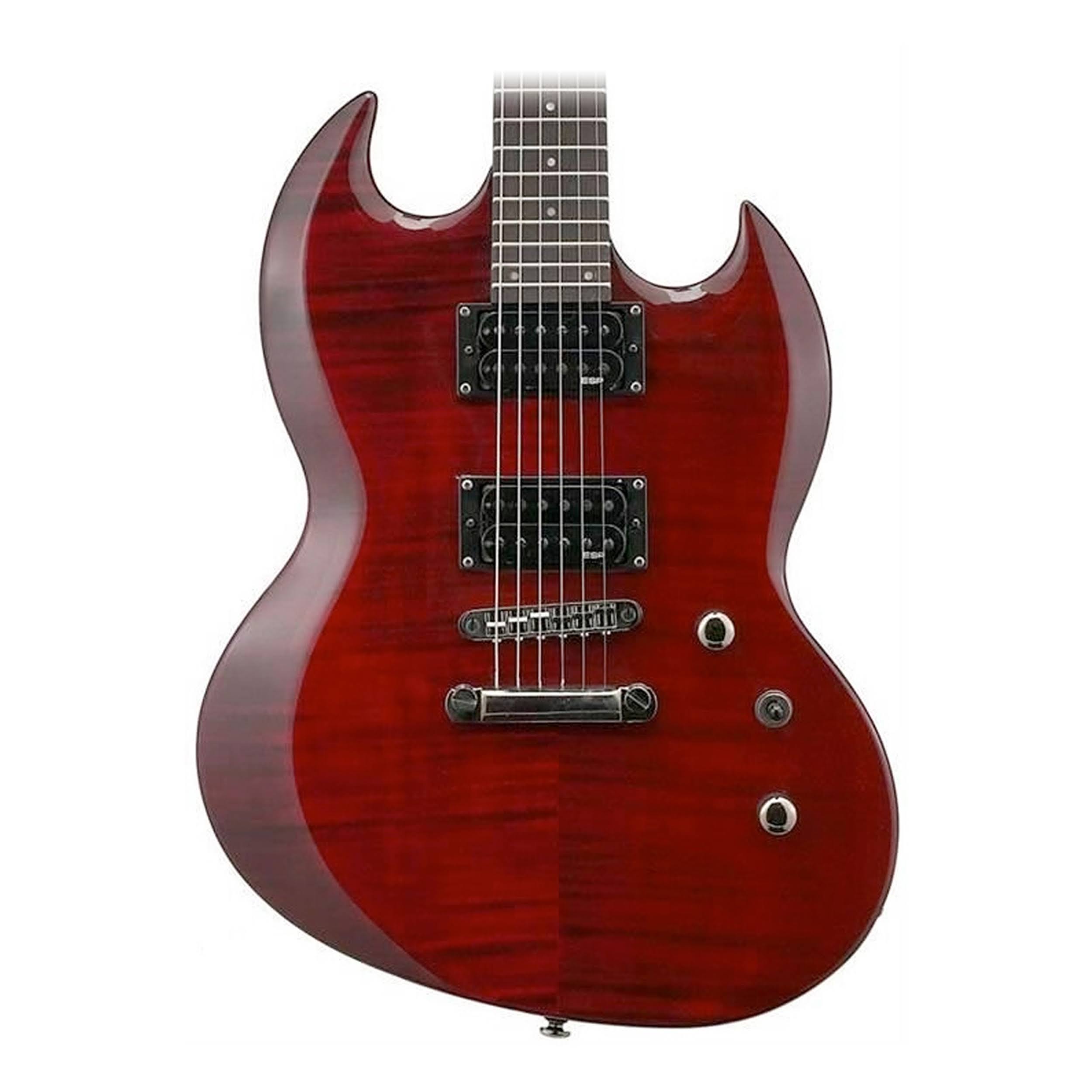 ESP LTD Viper-256 - See Thru Black Cherry Guitar - Megean