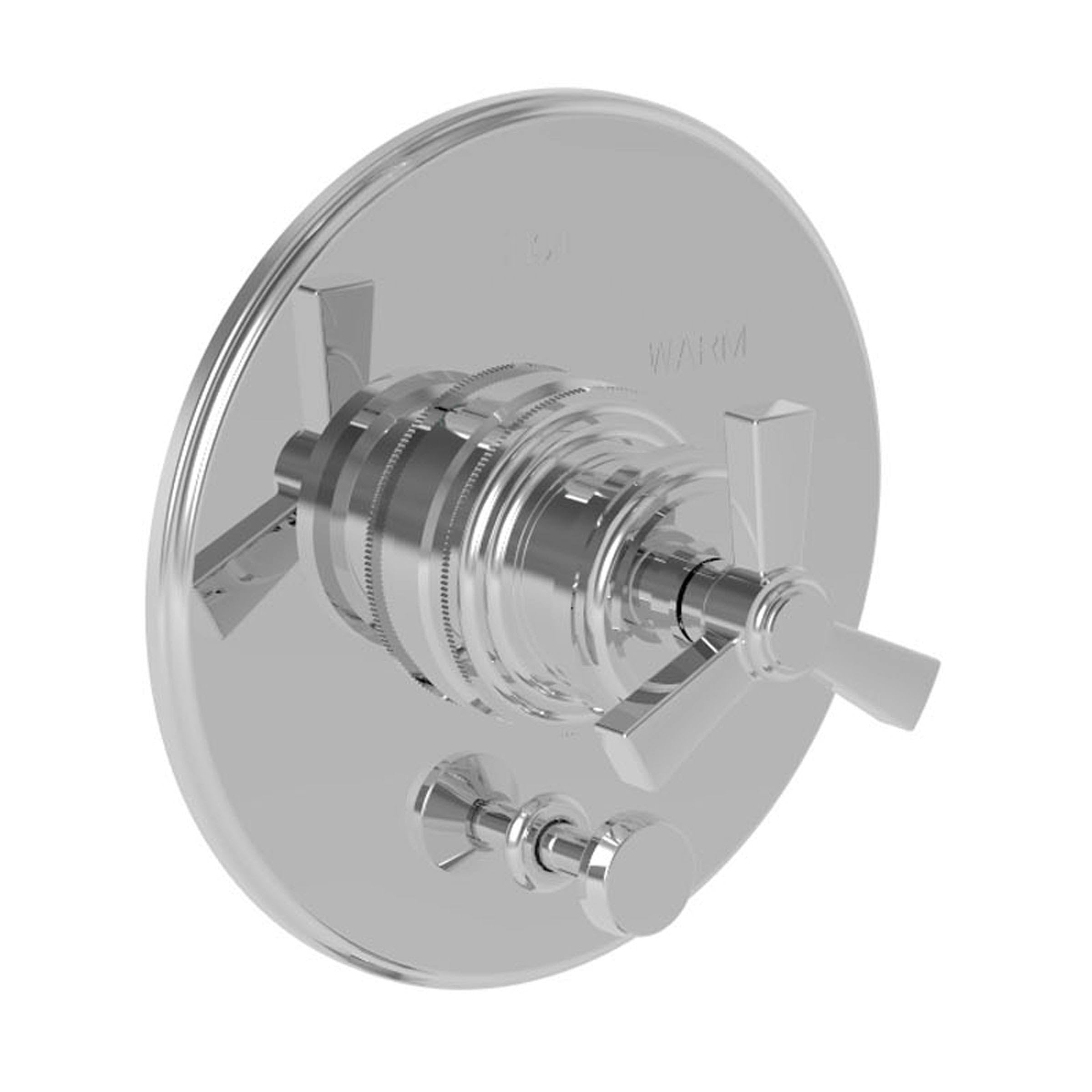 Newport Brass 5-1602BP/15S Balanced Pressure Tub u0026 Shower Diverter Plate with Handle Satin Nickel Miro