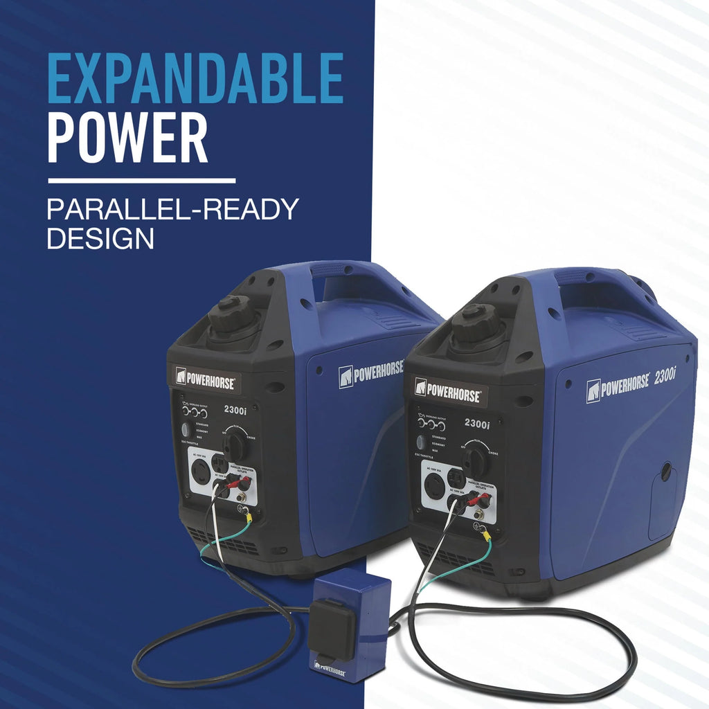 Powerhorse Portable Inverter Generator 2300 Surge Watts H666
