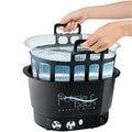 Footsie Bath Black Pedicure Foot Spa - Megean