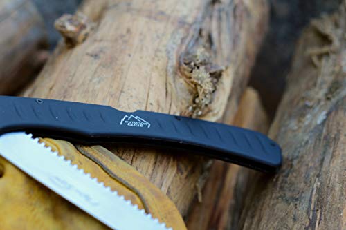 Outdoor Edge Flip N' Zip Saw 4.5" Folding Hunting Saw with Nylon Sheath F4522