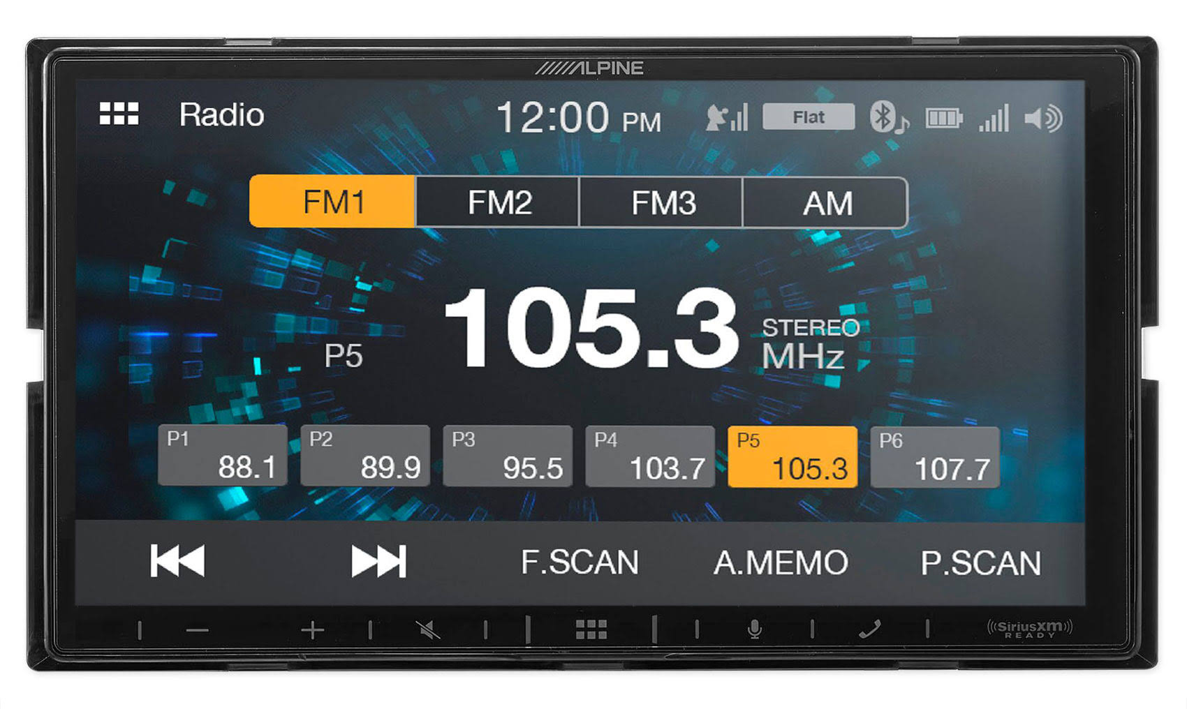 Alpine iLX-W650 CarPlay Receiver with KTA-450 Power Pack Z790298