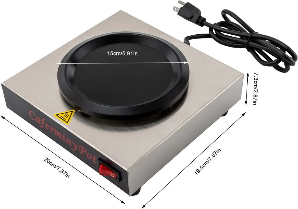 OUKANING 110V Commercial Coffee Warmer Hot Plate for Cups K8766