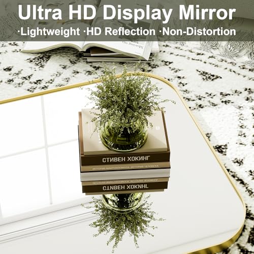 HARRITPURE 57"x20" Full Length Mirror with Aluminum Frame, Gold A38098
