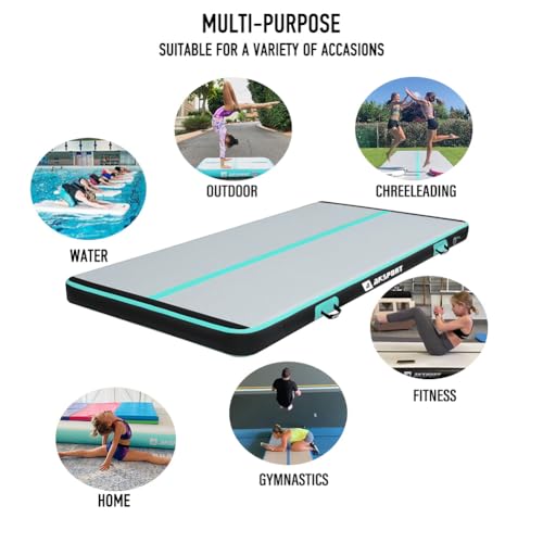 AKSPORT Gymnastics Air Mat Tumble Track with Air Pump A7907