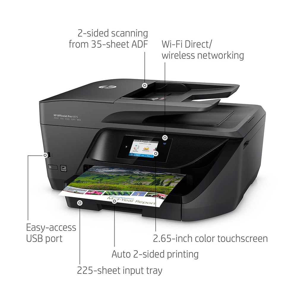 HP Officejet Pro 6975 All-in-One Color Inkjet Printer S442