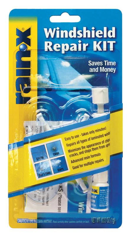 Rain-x Windshield Repair Kit, Saves Time and Money by Repairing Chips and Cracks - 600001