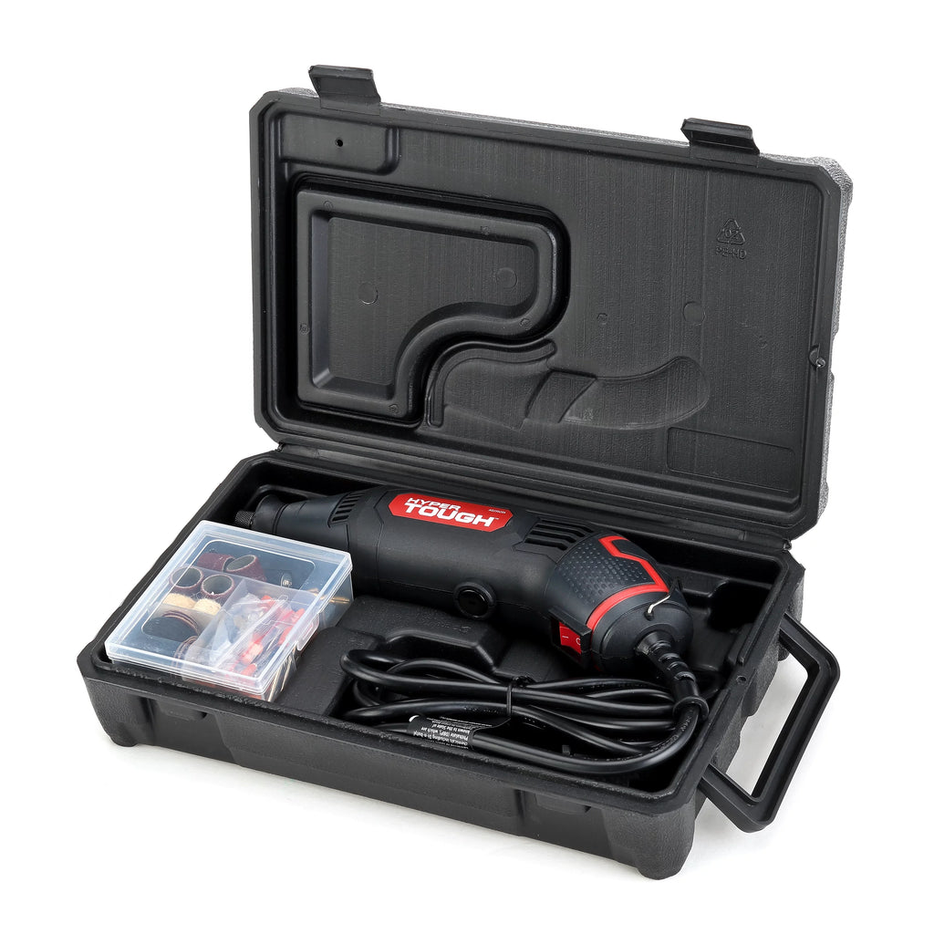 Hyper Tough 1.5 Amp Corded Rotary Tool with 105 Accessories & Storage Case R709387